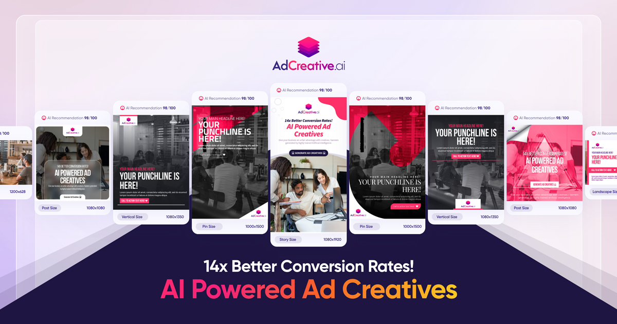 Ad creatives made by AI to maximize your conversions