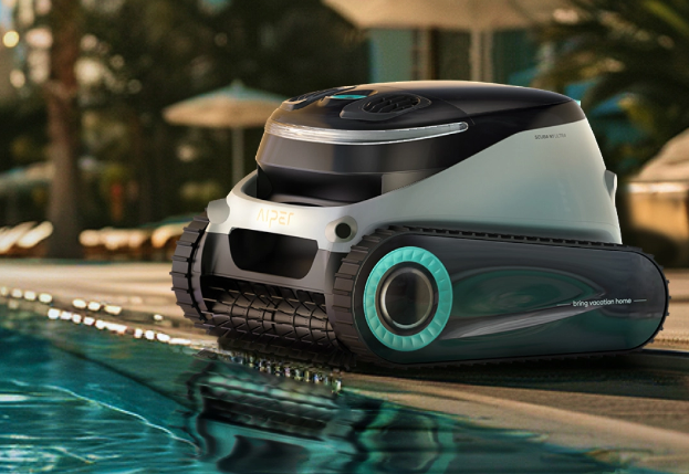 Clean your pool with cordless robotic pool cleaner with app control