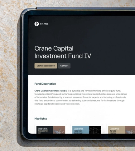 Provides investors and innovators with the tools to grow.