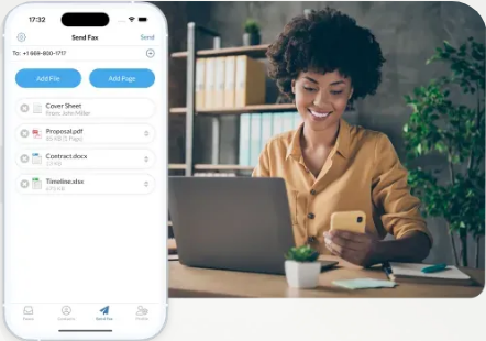 Send and receive fax online from different platforms including iOS