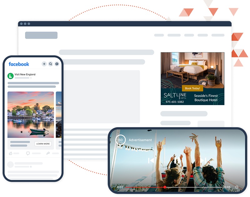Utilizes programmatic advertising and machine learning to assist travel businesses